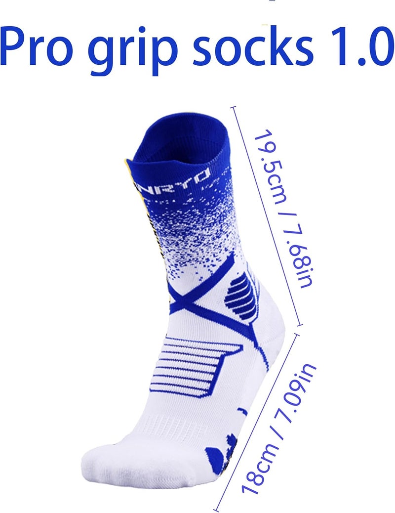FUNRY Store Grip Socks Soccer for Men&Women,Non-Slip Soccer Socks,Elite Compression Socks for Running Basketball （ men's size 6-11） - Image 2